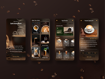 Coffee Shop | Mobile Application application branding coffee design mobile mobileapp online store ui ux