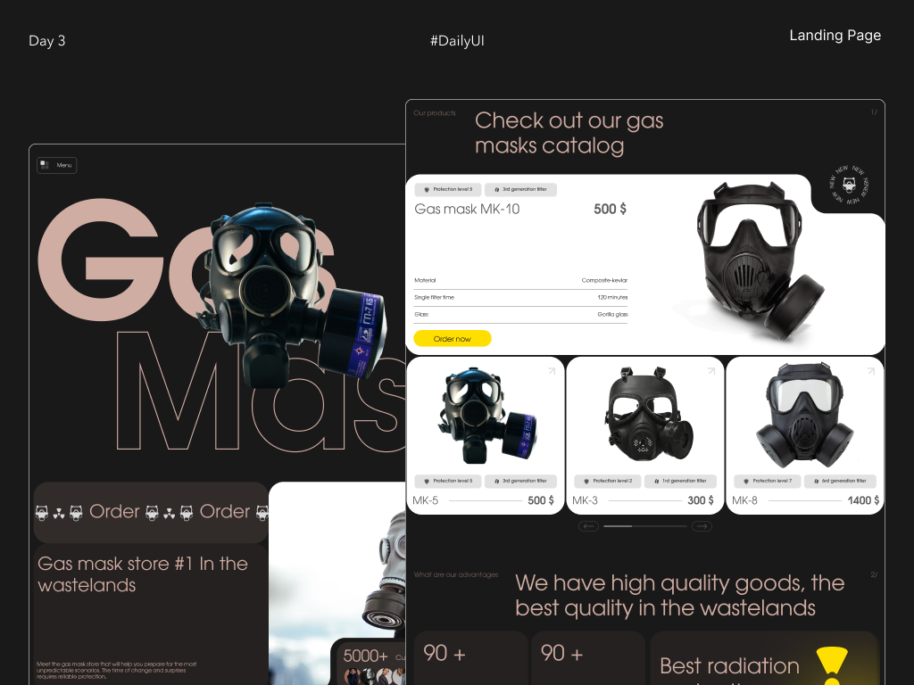 #DailyUI Day 3 Landing Page dailyui design ui ux