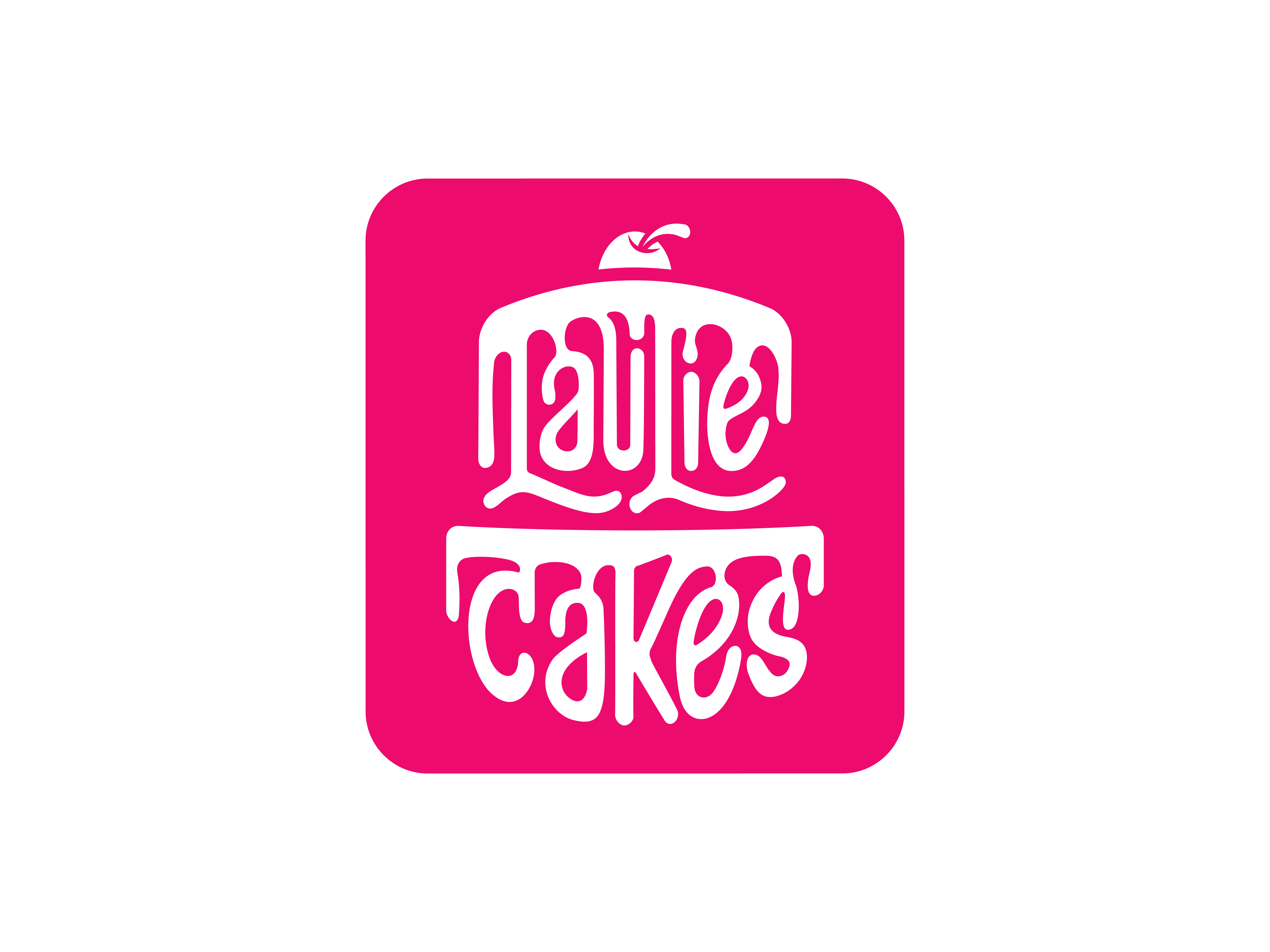 Laulie Cakes - Logo Design branding design graphic design illustration illustrator logo typography vector