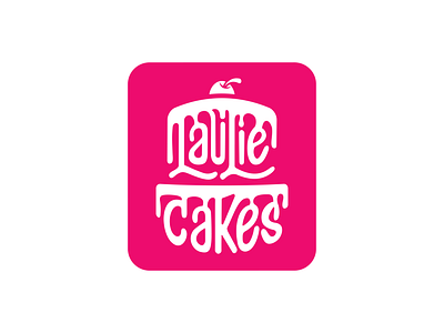 Laulie Cakes - Logo Design branding design graphic design illustration illustrator logo typography vector