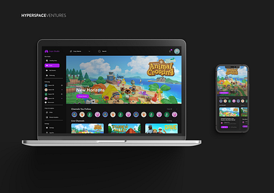 Game Streaming Dashboard 🎮 adobe branding dashboard design design layout figma gaming graphic design illustration logo platform product product design responsive design streaming ui user experience user interface vector