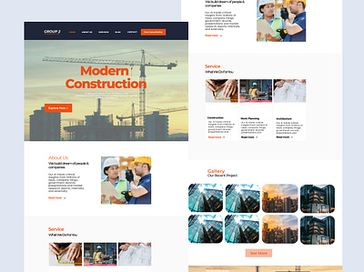 Construction Landing Page