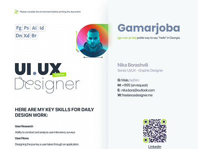 CV - Ui.Ux design - Curriculum Vitae creative cv curriculum vitae cv cv example cv template cv ui ux designer cv nickboratti nika borashvili ui uiux designer ux