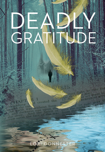 Deadly Gratitude Book Cover book cover design book design cover art graphic artist graphic design small business