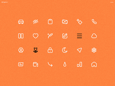 Rayna Icons app component component library dashboard dashboard ui design design system figma figma design system icon pack illustration logo ui vector