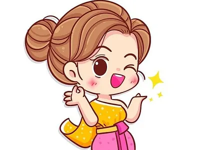 cutest 2d Character Design, 2D Vector Illustration, Digital design graphic design illustration logo vector