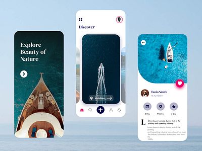 Travel App mobbil app travel ui ux