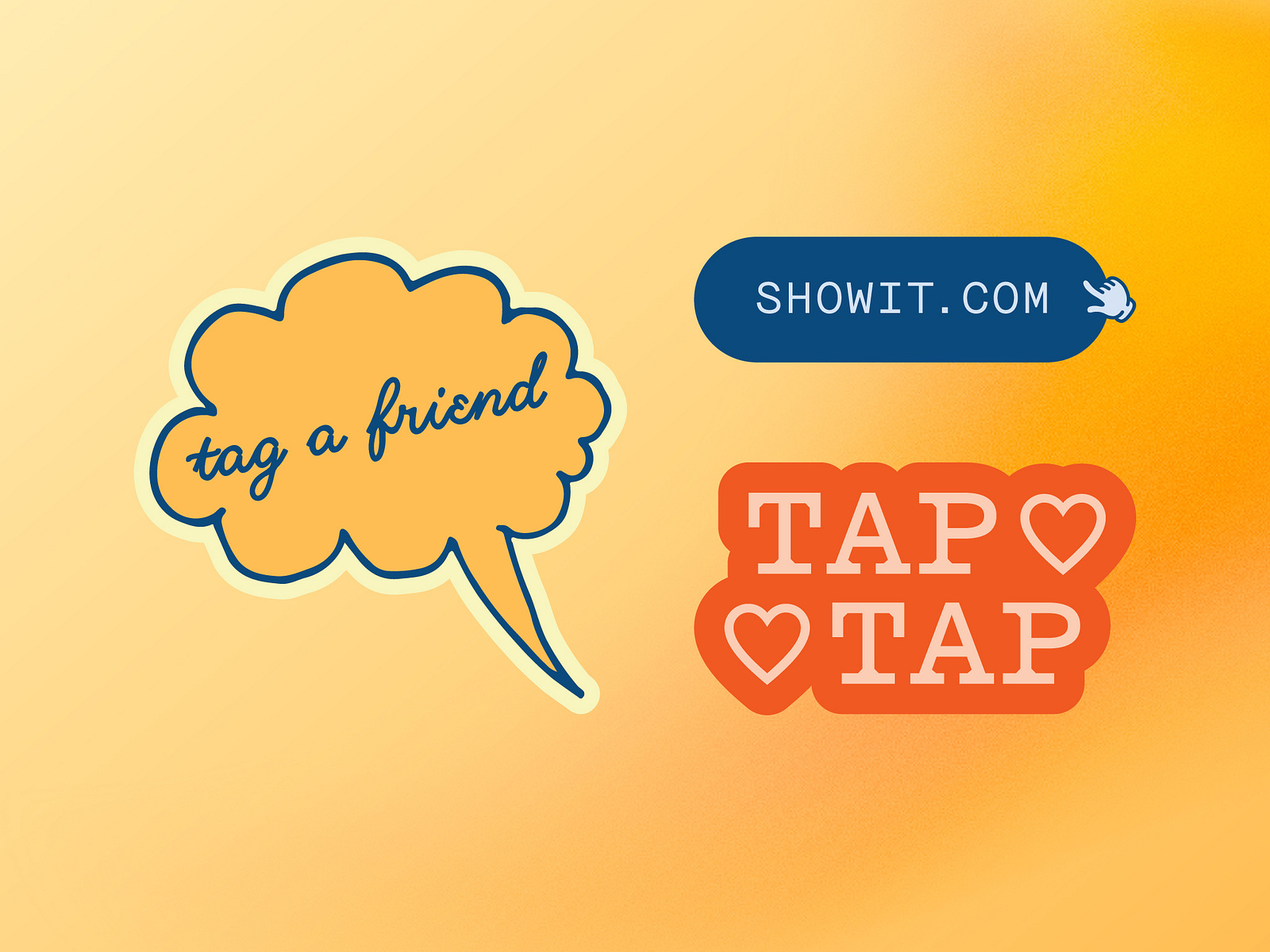 Design Experience Stickers by Zach Bates for Showit on Dribbble