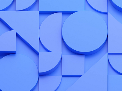 Geometric design 3d abstract animation background blender blender3d blue branding circle clean design geometric loop minimalist motion graphics render shape simple square triangle