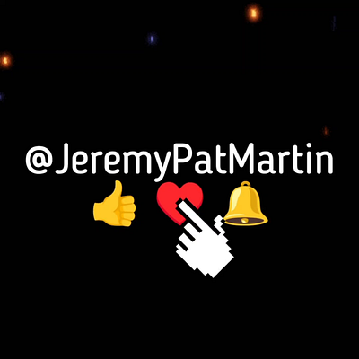 Follow me everywhere @JeremyPatMartin