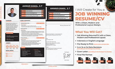 Resume or CV Design design graphic design illustration typography