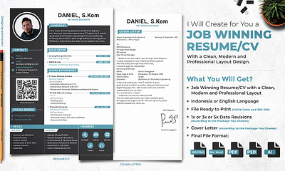 Resume or CV Design design graphic design typography