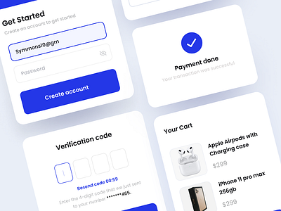 UI components app ui bestuidesign design ecommerce ui component ui design