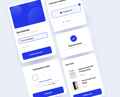 UI components app ui bestuidesign design ecommerce ui component ui design