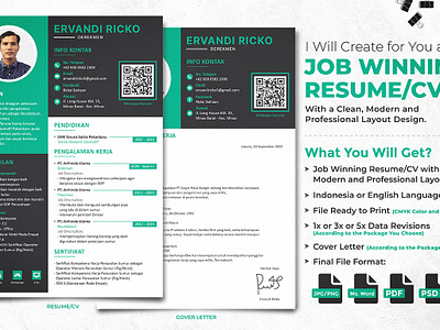 Resume or CV Design design graphic design illustration typography