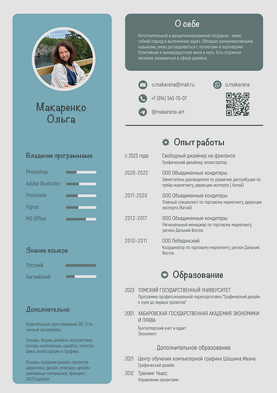 Applicant’s resume design graphic design illustration vector
