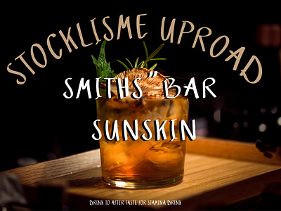 Sunskin Smith bar display font abstra abstract animation bar branding coffee color design font graphic design illustration logo maker mocktail motorcycle road rosemary vector