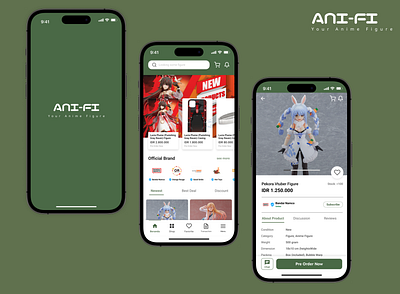 Anime Figure (Ani-Fi) App app app design design mobile app design mobile design ui uiux