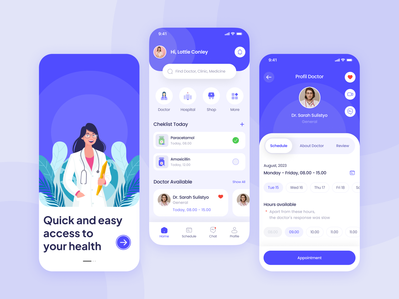 ChekDoc : Health Care Mobile App by Irfan Dedek 🥦 for Pixelz on Dribbble