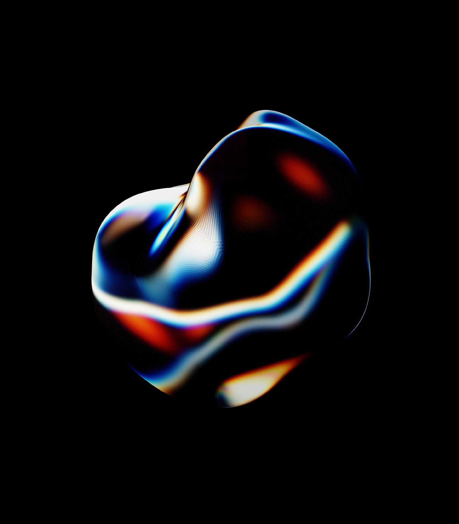 Fluid 3d gradient spectrum ui