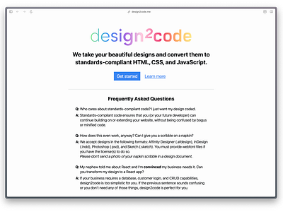 design2code service launch afdesign affinity designer indd indesign photoshop portfolio psd sketch web design website