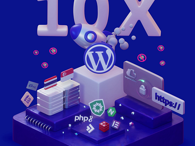 Next-Gen WordPress Hosting by Bangmod.Cloud 3d animation branding cloud cloud server directadmin elementor hosting imunify 360 nginx nvme php rocket server singapore flag ssd ssd nvme thailand flag website wordpress