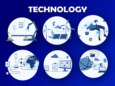Technology Animated Pack 2d animation after effect animation concept connection cyberspace design digital gadgets global illustration innovation internet motion graphics network networking pattern security suraiya yasmin mili technology