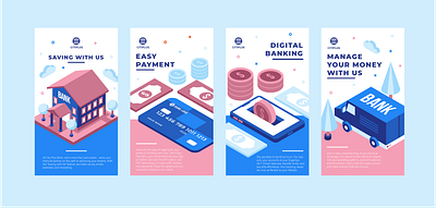 Onboarding app design illustration iu ui ux vector