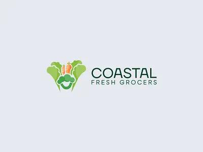 Healthy food logo abstract logo brand branding business logo coastal fresh grocers creative logo design food health food logo icon identity j u m p e d o v e r l a z y d o g logo logodesign logos logotype modern startup abstract vibrant t h e q u i c k b o w n f o x