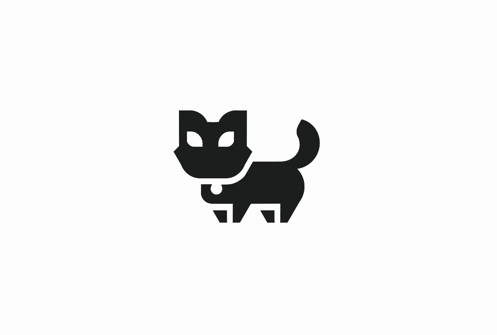 Another black cat logomark design credit: @anhdodes - Anh Do by Anh Do ...