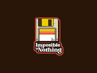 Imposible is Nothing design graphic design illustration typography vector