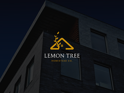 Real estate Logo Design - Lemon Tree Homestead co. appicon creativelogo gardening logo graphic design homelogo leaflogo logo logobrand logodesign logoinspiration logomaker logomodern logonew logopassion logoprocess logotype minimalist logo professionallogo real estate logo treelogo