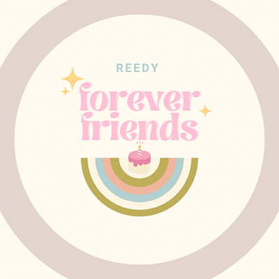 Logo Design Forever Friends design graphic design