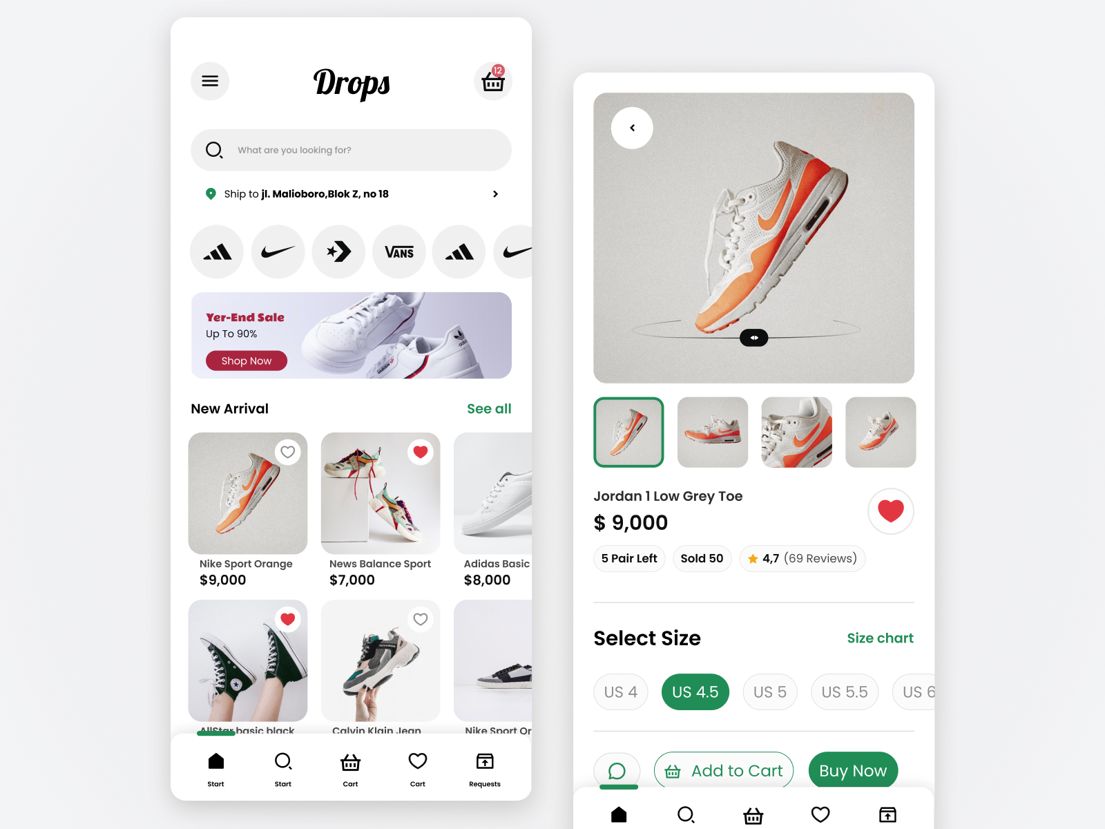 ecommerce-mobile-app-drops-by-ilian-vict-ria-on-dribbble