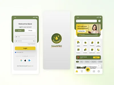 SawitPro - Agriculture Mobile App agriculture app design figma mobile app ui uidesigner uikit uiux user interface userexperience ux uxresearch web design website