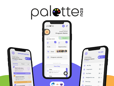 Palette Mobile client Design | UX & UI animation app branding design flat graphic design microinterations minimal productdesign prototyping typography ui ux