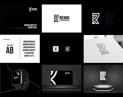 Logo Design | Brand Guidelines brand guidelines branding letter logo logo logo design minimal logo modern logo tech logo