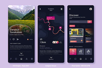 UIUX design for Tourism app adobe xd app application branding design figma graphic design logo motion graphics ui uiux