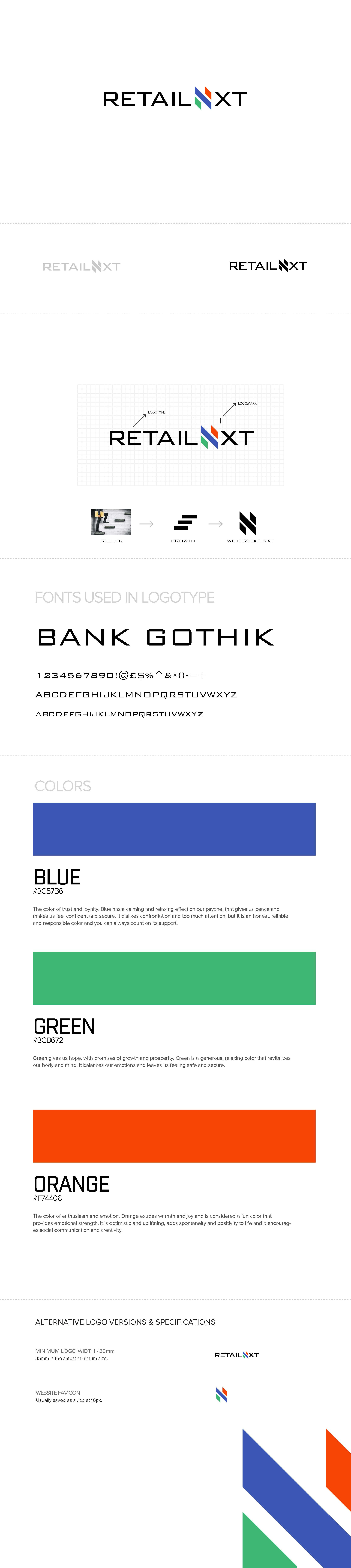 RETAILNXT branding graphic design logo