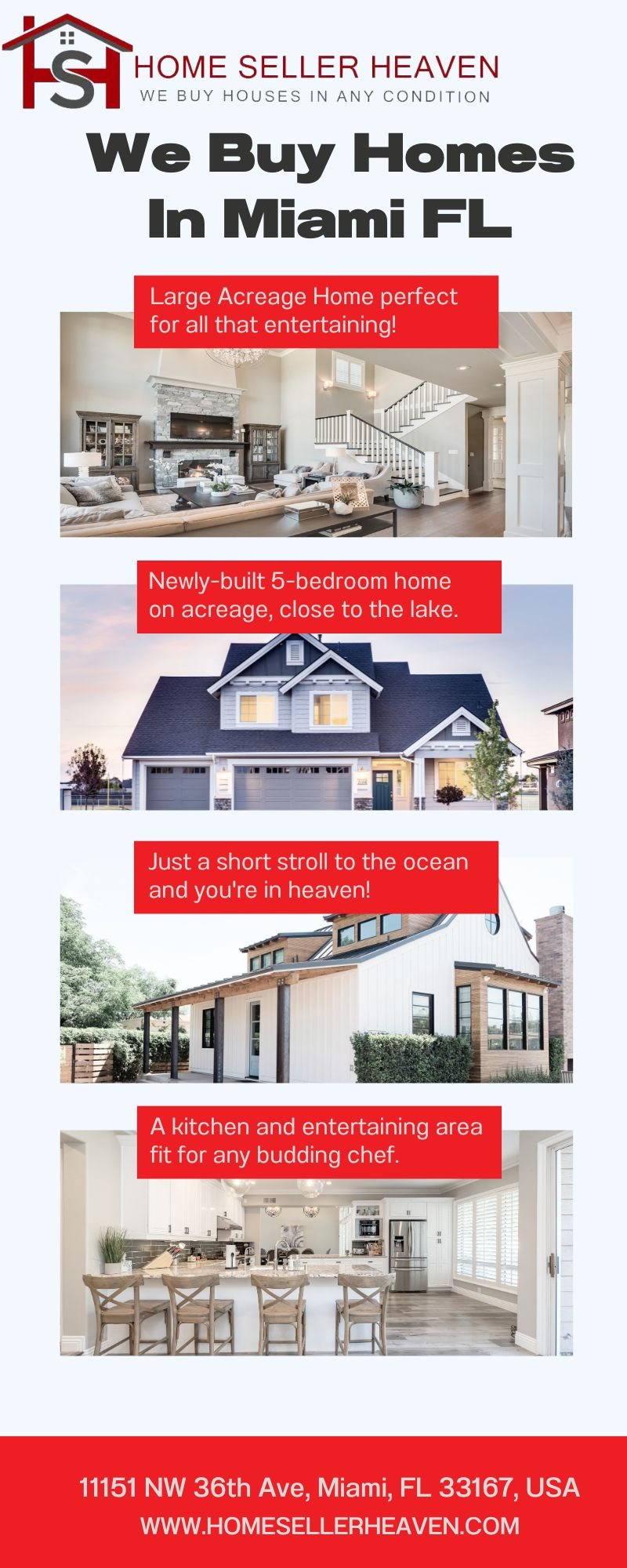 We Buy Houses For Cash In Miami FL by Home Seller Heaven on Dribbble