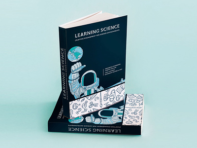 Book Cover Design for Learning Science branding creative design graphic design illustration innovative modernism ui