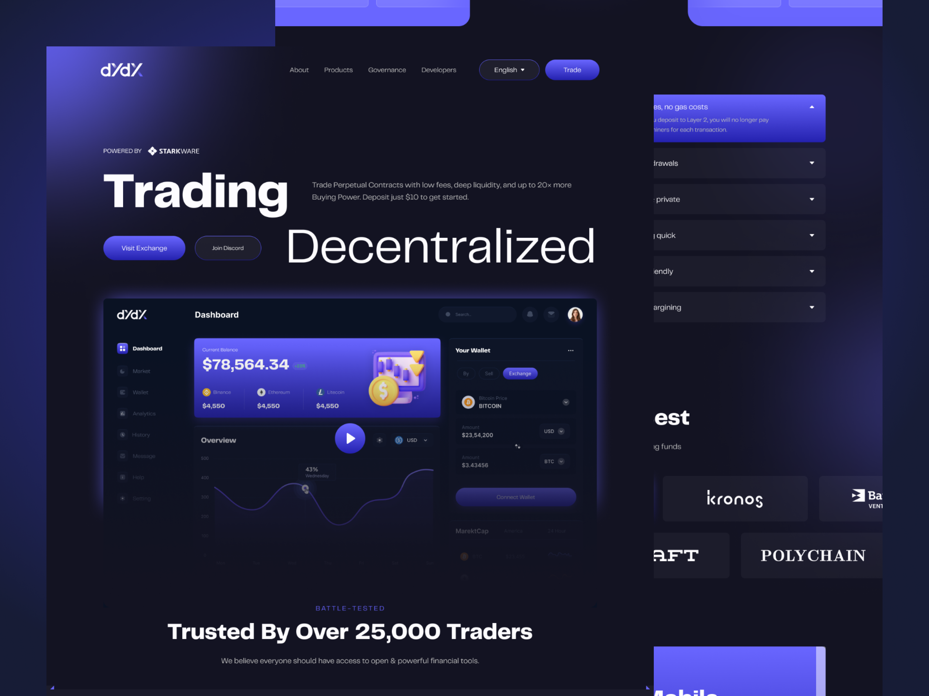 Example of Crypto Website Design
