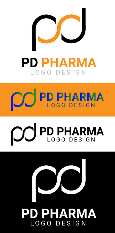 PD Letter LOGO Design ads branding design graphic design logo