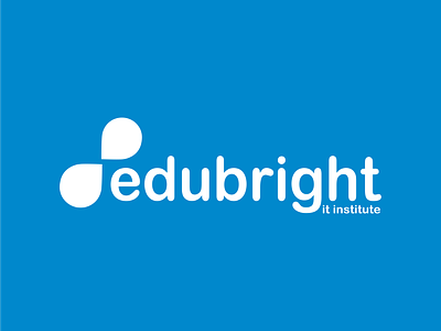 edubright IT Institute blue business logo creative logo edubright institute edubright logo education logo information logo it logo logo design modern logo study logo technology logo