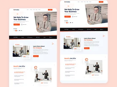 Torkbiz Business Website Home page 1 audit backend business corporate figma finance frontend home page hr modern template the tork tork torkbiz