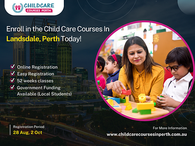 Unveiling the Path of Child Care Courses in Landsdale! certificate 3 in childcare perth child care course perth child care training perth diploma in childcare education early childhood education perth