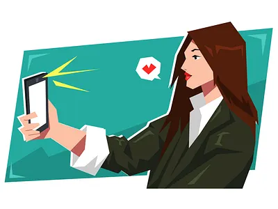 Collection of Selfie Woman Illustrations beauty camera cartoon character doodle fashion flat girl graphic design illustration lifestyle selfie smartphone technology vector woman