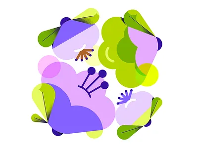 Flowers pattern design flat colors flat illustration floral flowers flowers pattern illustration nature