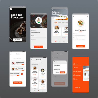 Foood Delivery appui figmadesign foodapp fooddeliveryapp foodordering logo design mobileappdesign uidesign userexperience uxdesign