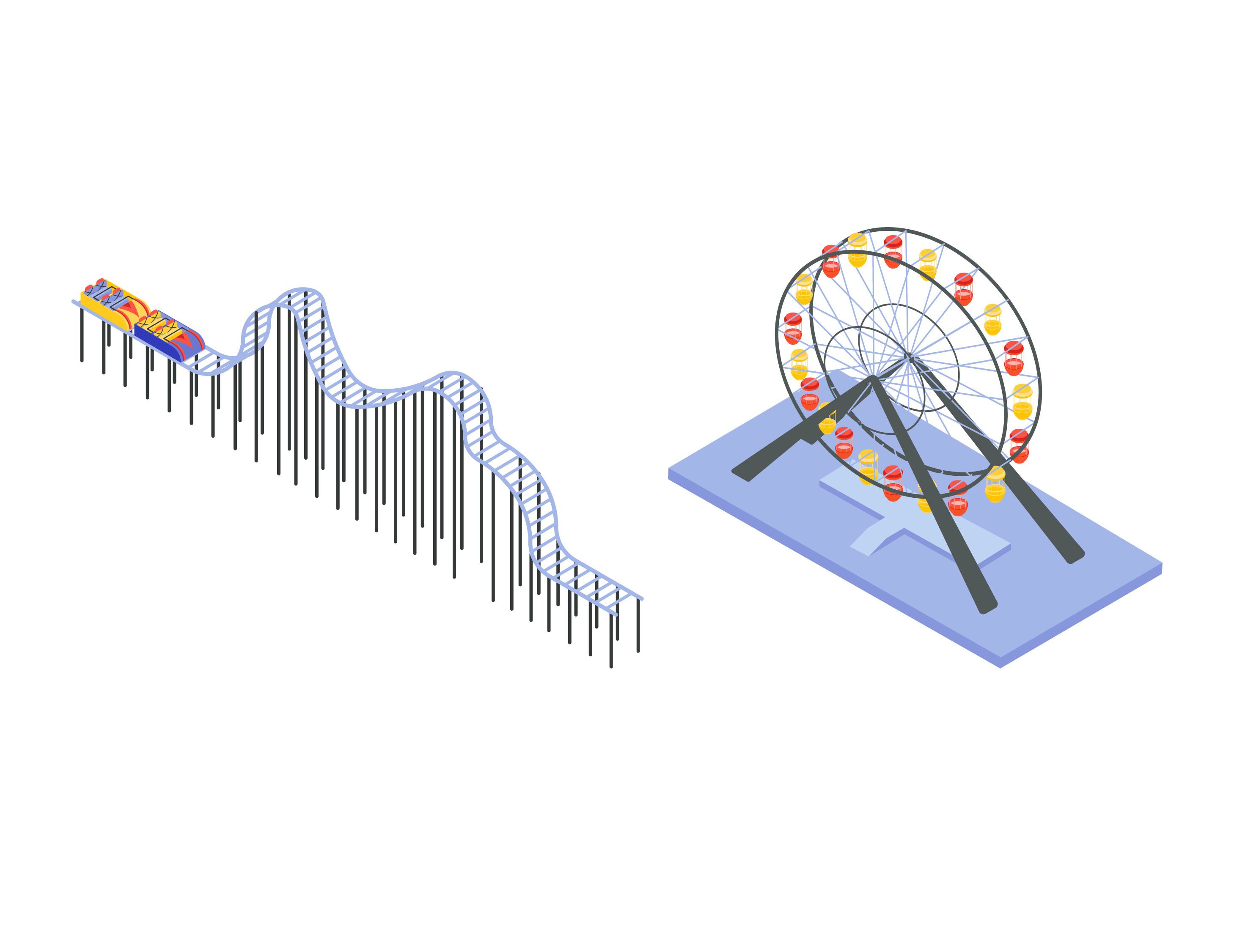 Amusement Park Isometric by Git Aset Studio on Dribbble